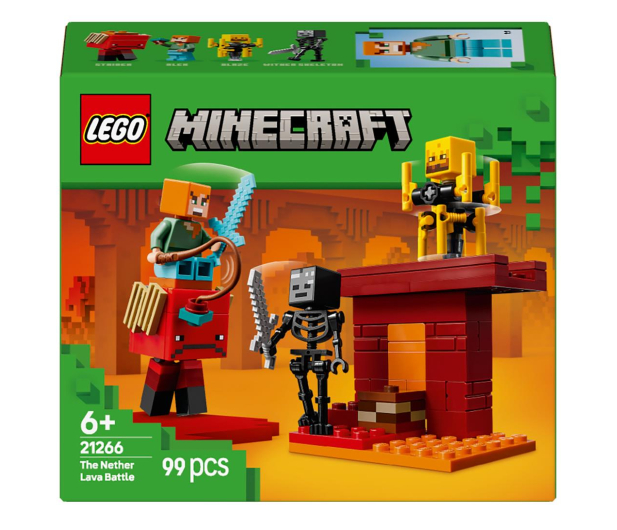 LEGO Minecraft 21266 Bitwa na moście Netheru - 1283659 - zdjęcie